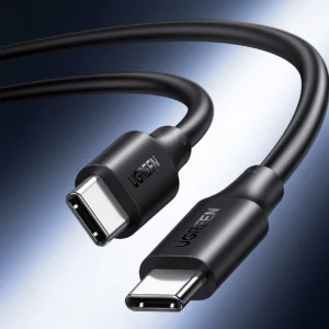 Ugreen US562 USB-C - USB-C PD QC kabelis 100W 5A 480Mb/s 1.5m - juodos spalvos - Image 9