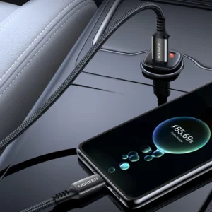 Ugreen US555 100W USB-C / USB-C PD kabelis 3 m - pilkos spalvos - Image 4