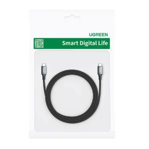 Ugreen US555 100W USB-C / USB-C PD kabelis 3 m - pilkos spalvos - Image 8