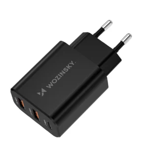 Wozinsky CWCUCB 30W USB-C / 2 x USB-A laidinis įkroviklis - juodos spalvos - Image 3