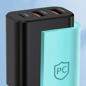 Wozinsky CWCUCB 30W USB-C / 2 x USB-A laidinis įkroviklis - juodos spalvos - Image 9