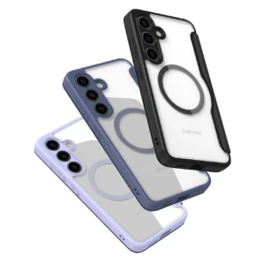 Dux Ducis Skin X Pro Samsung S24 with magnetic ring and flap - dėklas telefonui mėlynos spalvos - Image 3