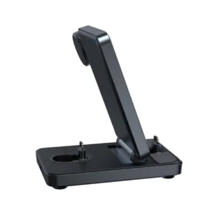 Joyroom JR-WQS02 iPhone AirPods Apple Watch 4in1 charging station foldable - juodos spalvos - Image 3