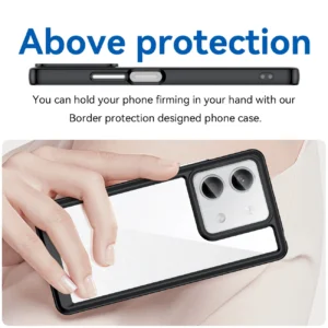 Outer Space dėklas with gel frame Xiaomi Redmi Note 13 5G - dėklas telefonui juodos spalvos - Image 4