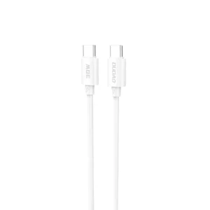 Dudao L4C USB-C / USB-C 30W 2m kabelis - baltos spalvos