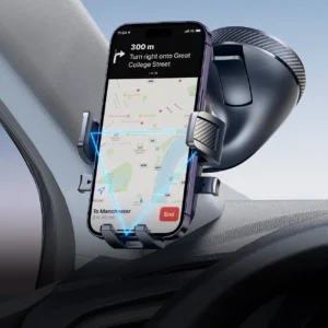 Joyroom JR-OK6 clamp phone holder for glass - juodos spalvos - Image 9