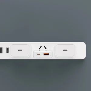 GaN Dudao A30EU 30W USB-A / USB-C laidinis įkroviklis - baltos spalvos - Image 6