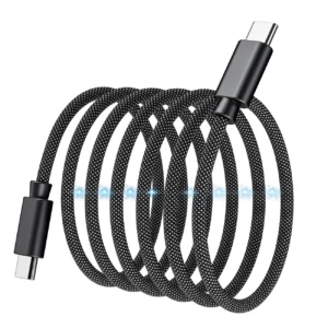 Choetech XCC-1052 100W USB-C Magnetic kabelis 1.2m - juodos spalvos - Image 3