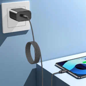 Choetech XCC-1052 100W USB-C Magnetic kabelis 1.2m - juodos spalvos - Image 5