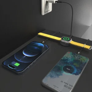 Apple Watch Dudao A12Max+ PD 100W 3in1 Charger kabelis: USB-C Lightning 1.2m - juodos spalvos - Image 7