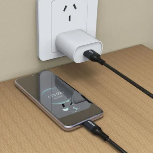 Dudao L3ST USB-A - USB-C 5A kabelis 1.2m pintas - juodos spalvos - Image 4