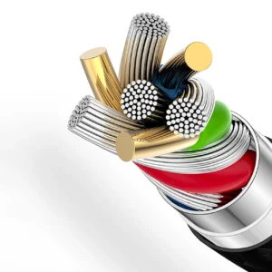 Dudao L3CC USB-C - USB-C 60W 2m pintas kabelis - juodos spalvos - Image 4