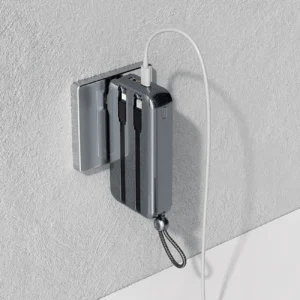 Dudao K25 2in1 10000mAh 3-Plug Powerbank įkroviklis - pilkos spalvos - Image 8