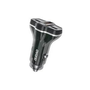Dudao R78 78W automobilinis įkroviklis USB-C PD / 2xUSB-A QC - juodos spalvos