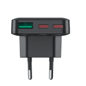 Acefast A100 65W GaN 2 USB-C+ USB-A įkroviklis Ultra Slim - juodos spalvos - Image 4