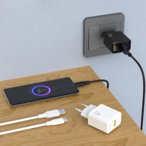 Dudao A23 2.4A USB-A įkroviklis - baltos spalvos - Image 3