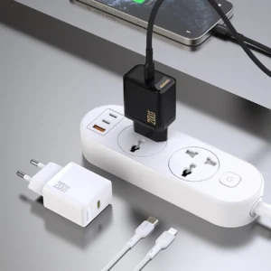 Dudao A26 PD20W GaN USB-C įkroviklis - baltos spalvos - Image 3