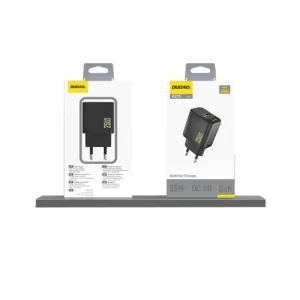 Dudao A27S 25W GaN USB-A įkroviklis - baltos spalvos - Image 4