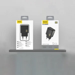 Dudao A27P 30W PD GaN USB-C laidinis įkroviklis - juodos spalvos - Image 3