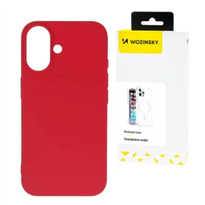 Liquid Silicone MagSafe for Samsung Galaxy S25 Plus - dėklas telefonui raudonos spalvos