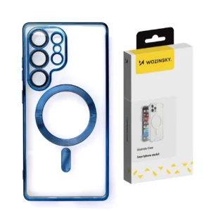 Wozinsky Electroplated with Magsafe for Samsung Galaxy S25 - dėklas telefonui mėlynos spalvos