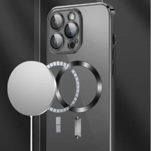 Dėklas Wozinsky Electroplated Magsafe Samsung Galaxy S24 FE - dėklas telefonui mėlynos spalvos - Image 3