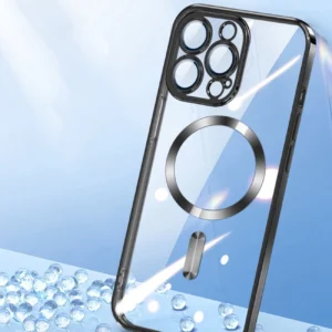 Dėklas Wozinsky Electroplated Magsafe Samsung Galaxy S24 FE - dėkals telefonui aukso spalvos - Image 5