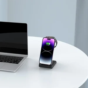 Įkrovimo stotelė Tech-Protect QI15W-A36 3in1 skirta Apple - juodos spalvos - Image 7