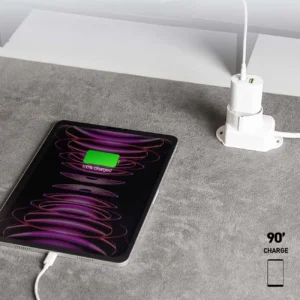 SBS TETRPD20W 20W USB-A USB-C laidinis įkroviklis su Power Delivery - baltos spalvos - Image 6