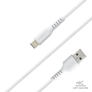 SBS TECABLEMICROC15W USB-A - USB-C kabelis 1.5m - baltos spalvos - Image 6