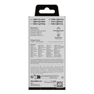 SBS TECABLELIGTC1W USB-C - Lightning kabelis MFi Certified, 1m - baltos spalvos - Image 9