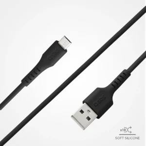 SBS LTHL200 USB-A - Micro-USB kabelis 1m - juodos spalvos - Image 6