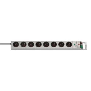 Brennenstuhl Super-Solid surge protector strip 8 sockets 2.5m 13.500A - sidabro spalvos - Image 4