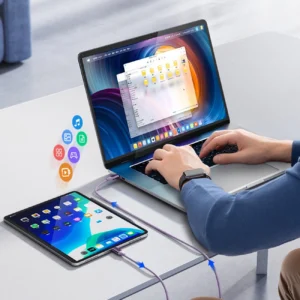 Kabel Orico CDX 100W 5A Power Delivery USB-C - USB-C 1m - violetinės spalvos - Image 6