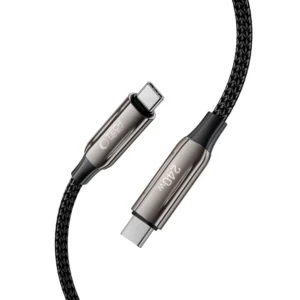 Tech-Protect UB10T Ultraboost USB-C PD240W/QC4.0 kabelis 100cm - juodos spalvos - Image 3