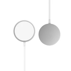 Tech-Protect QI15W-A44 Magnetic belaidis įkroviklis su MagSafe - baltos spalvos - Image 3