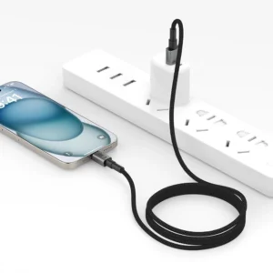 Tech-Protect UltraBoost DNA USB-A / USB-C kabelis 15W/3A 100cm - pilkos spalvos - Image 5