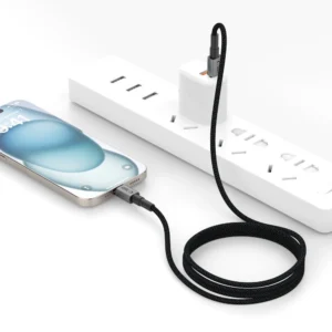 Tech-Protect UltraBoost DNA USB-C PD60W/3A kabelis 25cm - pilkos spalvos - Image 5