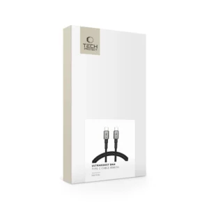 Tech-Protect UltraBoost DNA USB-C PD60W/3A kabelis 100cm - pilkos spalvos - Image 7