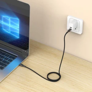 Tech-Protect UltraBoost DNA USB-C PD60W/3A kabelis 100cm - pilkos spalvos - Image 5