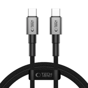 Tech-Protect UltraBoost DNA USB-C PD100W/5A kabelis 100cm - pilkos spalvos
