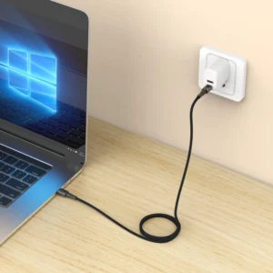 Tech-Protect UltraBoost DNA USB-C PD100W/5A kabelis 100cm - pilkos spalvos - Image 6