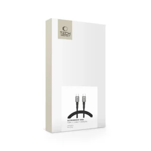 Tech-Protect UltraBoost DNA USB-C PD100W/5A kabelis 100cm - pilkos spalvos - Image 7