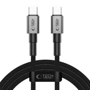 Tech-Protect UltraBoost DNA USB-C PD100W/5A kabelis 200cm - pilkos spalvos
