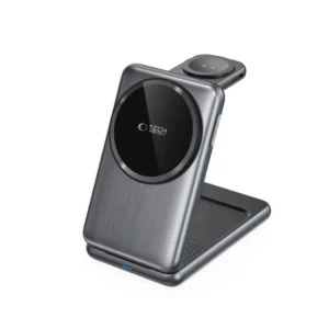 QI15W-A42 3in1 belaidis įkroviklis su MagSafe skirtas Apple Devices - pilkos spalvos - Image 3