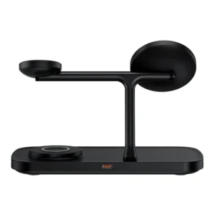 Tech-Protect QI15W-A45 3in1 belaidis įkroviklis su MagSafe for Apple Devices - juodos spalvos - Image 5