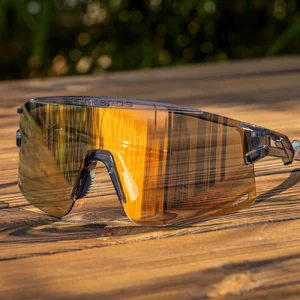 Rockbros Photochromic dviratininko akiniai su UV apsauga ir Corrective Insert - žalios spalvos - Image 7