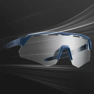 Rockbros Polarized dviratininko akiniai su UV apsauga ir Corrective Insert - pilkos spalvos - Image 8