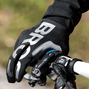 Rockbros cycling pirštinės, insulated, long, size: L - juodos spalvos and pilkos spalvos - Image 4
