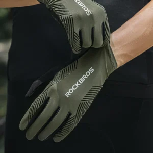 Rockbros cycling pirštinės spring/summer/autumn, full, size: M - juodos spalvos - Image 6